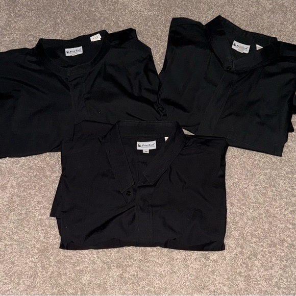 Fruit of the Loom Men's Black Dress Shirt - Picture 1 of 7